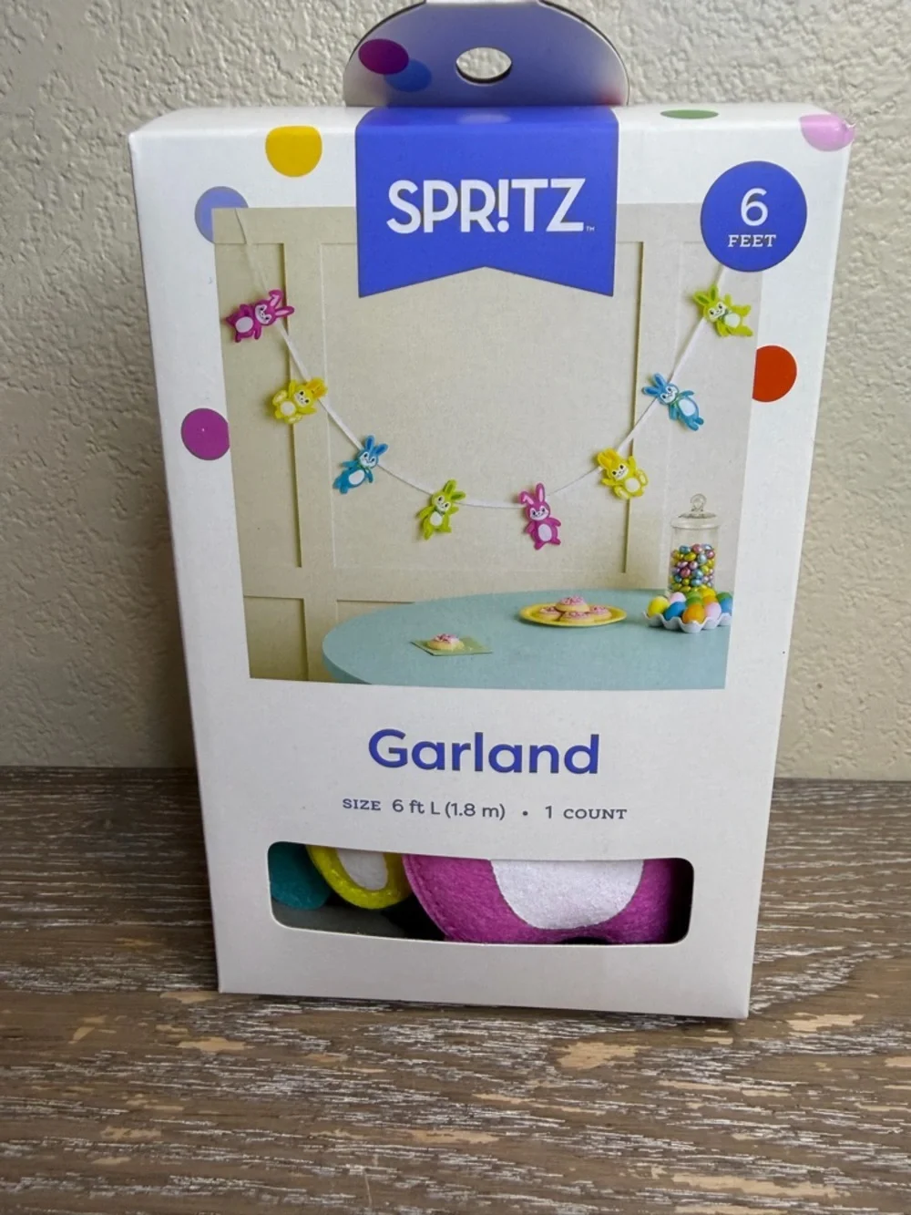 Easter Colored Bunny Tales Felt Garland - Spritz™